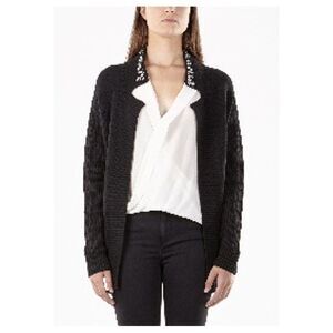 Gas Black Viscose Women's Cardigan